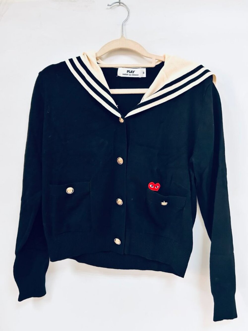 PLAY Women's Knitted Cardigan Stylish Slim-Fit Long-Sleeve Sweater Coat